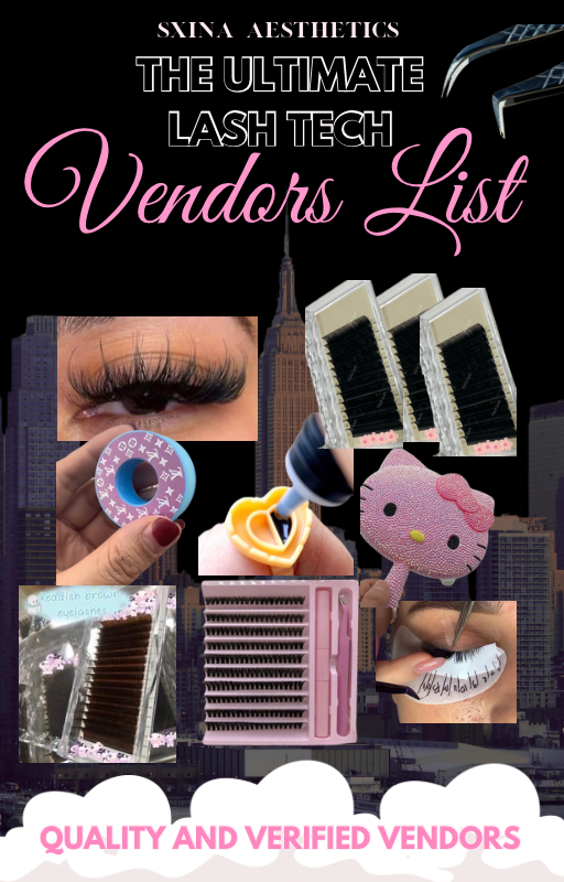 EBOOK: Ultimate Lash Tech Vendors List